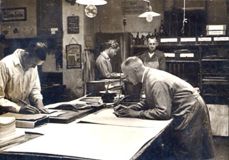Werkstatt in den 20er Jahren